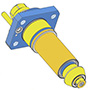 BMT BOLT PATTERN 40x55 AXIAL DRILLING MILLING HEAD ER16 L= 60 mm NAKAMURA GTS150 GLS150